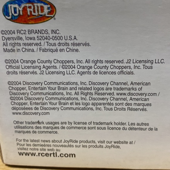 Joy Ride American Chopper The Series Paul Sr. Signature Series Old School 1:18 - Picture 13 of 15